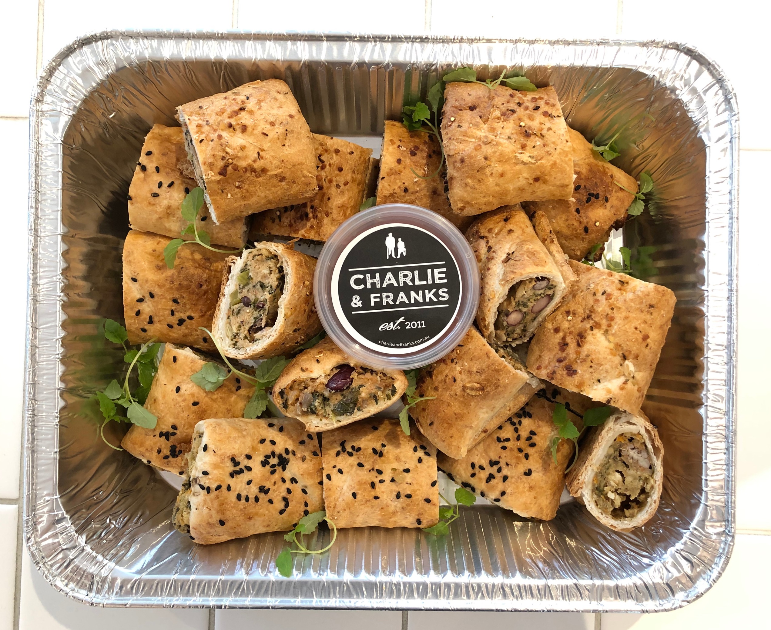 Vegan Cocktail Rolls (Tray of 12)