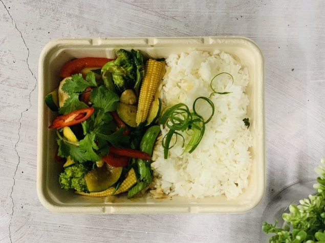 Staff Meals - Thai style Stir Fried Vegetables