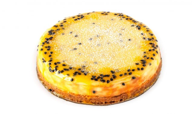 CELEBRATION CAKE - Passionfruit Cheesecake