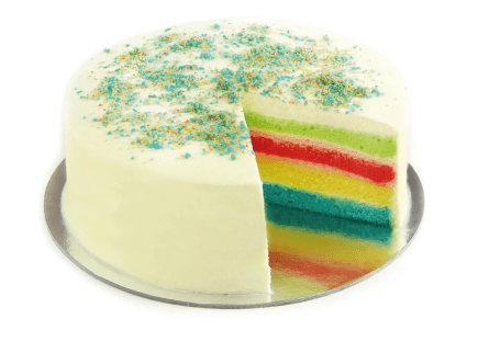 CELEBRATION CAKE - RAINBOW 