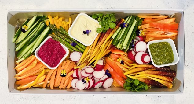 Crudites Platter Box (Fresh Cut Vegetables)